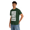 FREE JL CAUTION TAPE WHITE TEXT TSHIRT