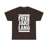 FREE JL CAUTION TAPE WHITE TEXT TSHIRT