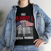 FREE THE  J6 POLITICAL PRISONERS   HEAVY COTTON TEE