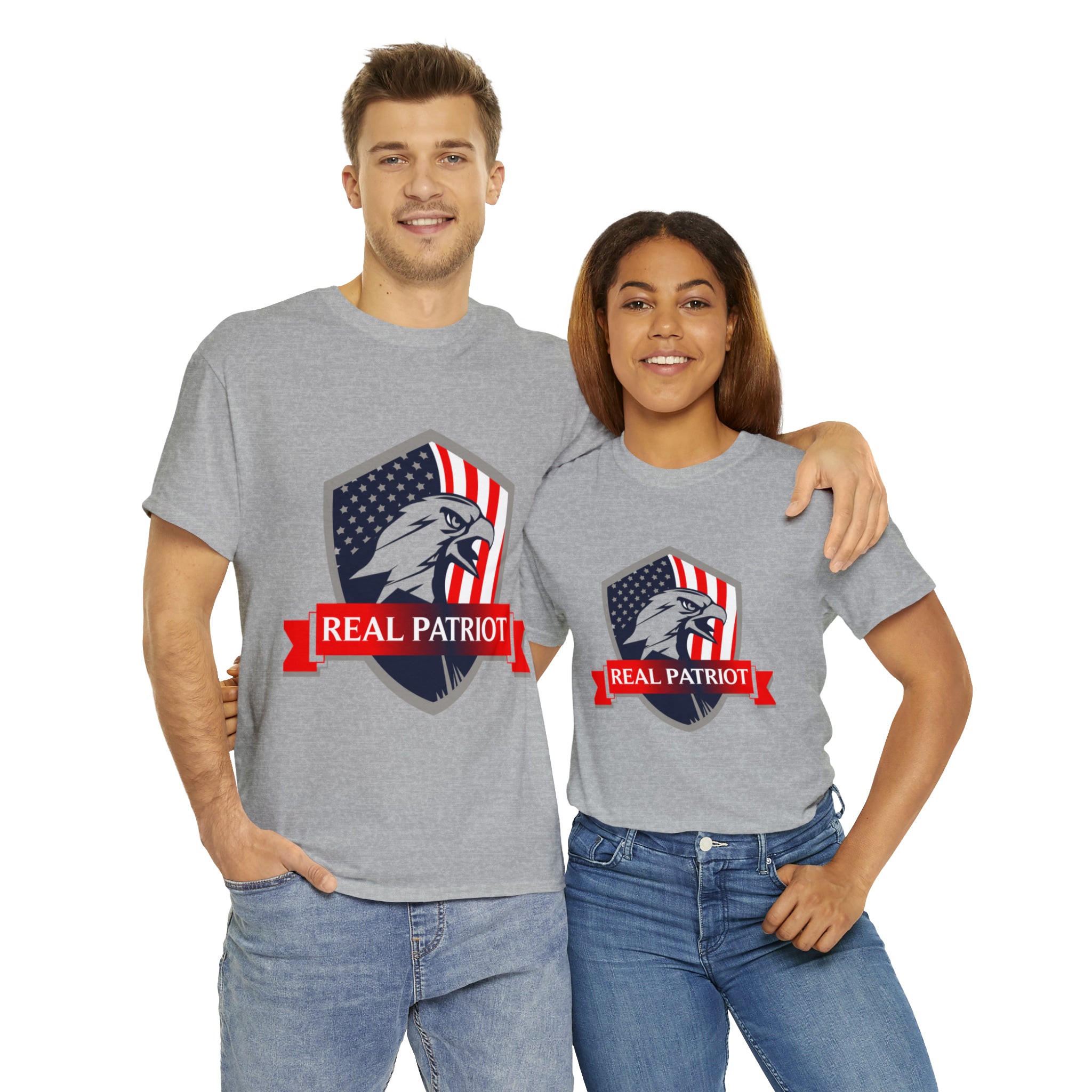 REAL PATRIOT HEAVY COTTON TEE