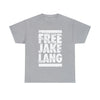 FREE JL CAUTION TAPE WHITE TEXT TSHIRT