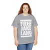 FREE JL CAUTION TAPE WHITE TEXT TSHIRT