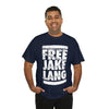 FREE JL CAUTION TAPE WHITE TEXT TSHIRT