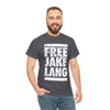 FREE JL CAUTION TAPE WHITE TEXT TSHIRT