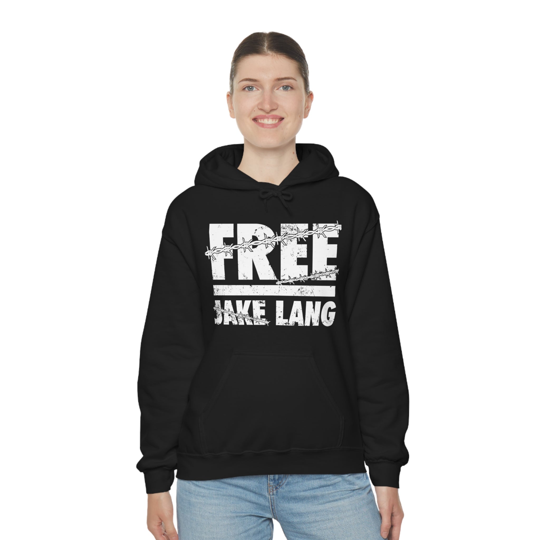 FREE JL BARBWIRE WHITE Hooded Sweatshirt