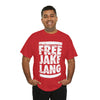 FREE JL CAUTION TAPE WHITE TEXT TSHIRT