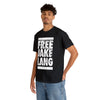 FREE JL CAUTION TAPE WHITE TEXT TSHIRT