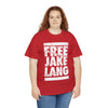 FREE JL CAUTION TAPE WHITE TEXT TSHIRT