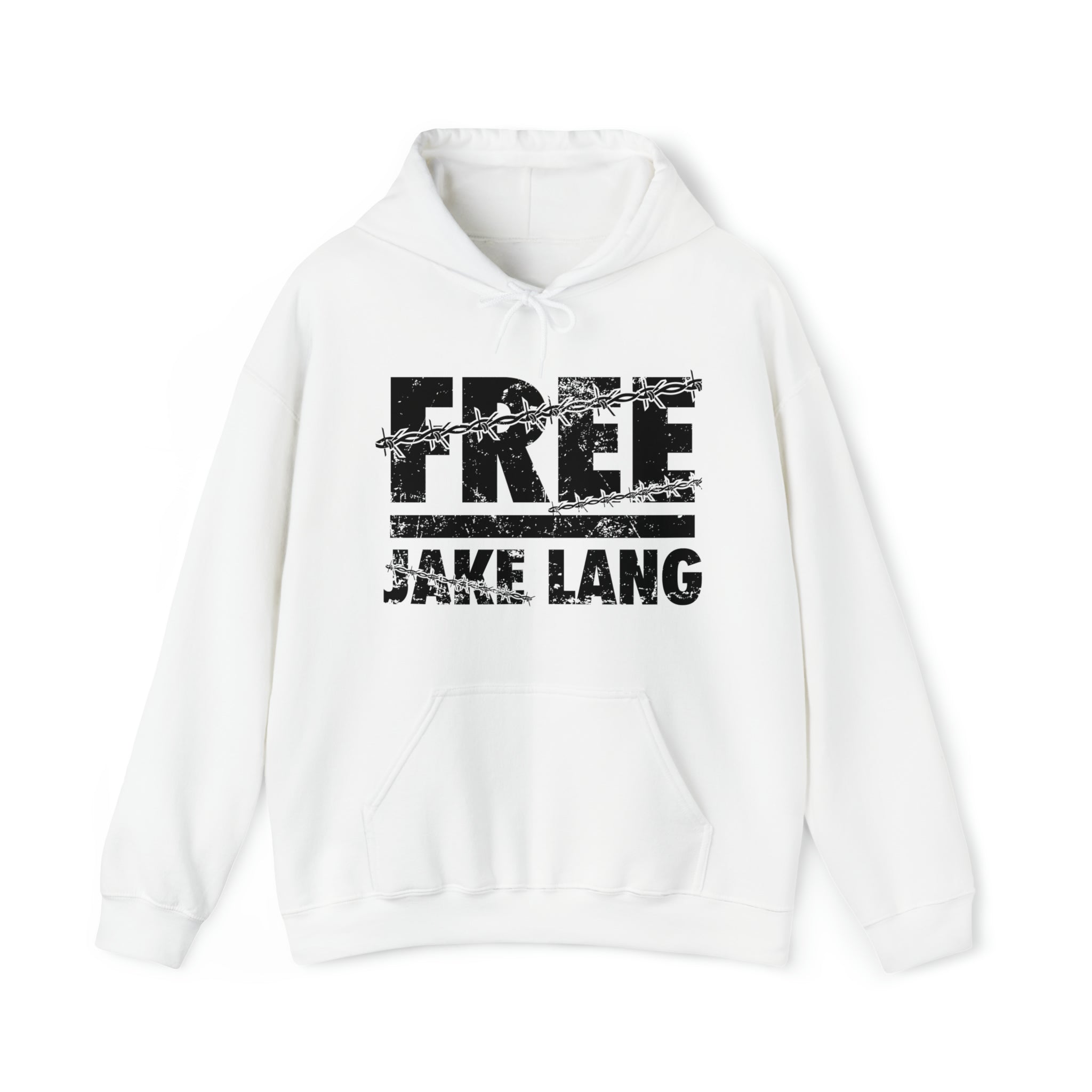 FREE JL BARBWIRE BLACK TEXT Hooded Sweatshirt