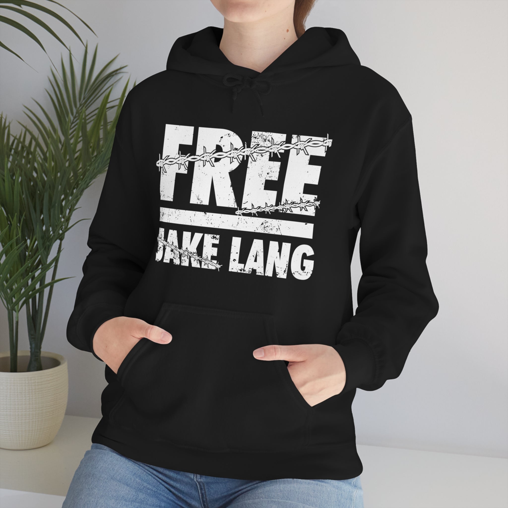 FREE JL BARBWIRE WHITE Hooded Sweatshirt